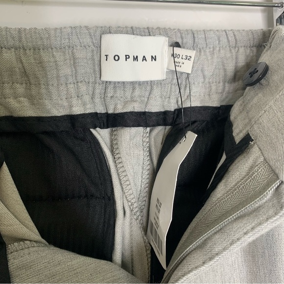 ASOS Top Man Gray Jogger Dress Pants Size 30*32 *NWTS* - Picture 6 of 10